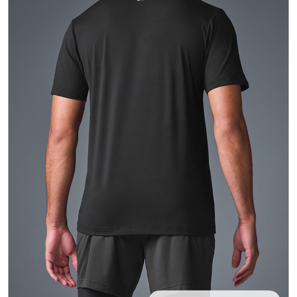 Black Short Sleeve Athletic Shirt